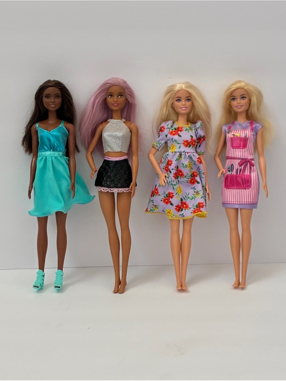 Mattel Fashion Barbie Dolls Lot of 4
